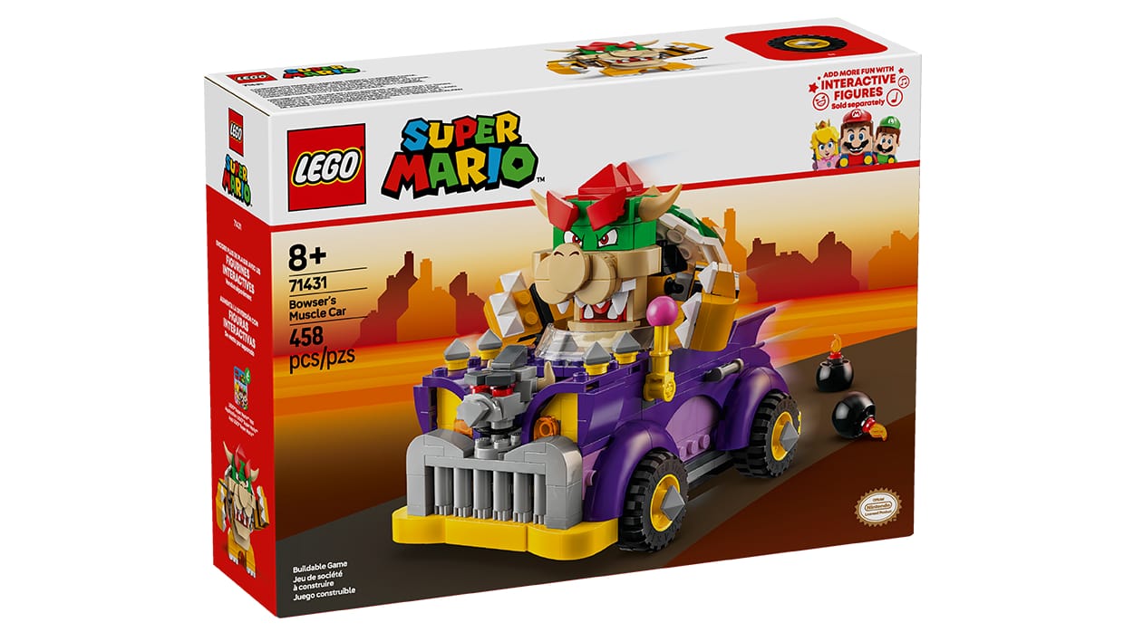 LEGO® Super Mario™ Bowser’s Muscle Car Expansion Set 1